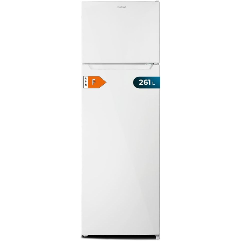 3147JX9rHzL._AC_SL1000_.png Cecotec Bolero CoolMarket 2D 261 White 261L Frigorífico Dos Puertas - Imagen 1