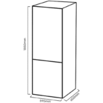 Kromsline DF-KC-CI-1800-IX 269L Frigorífico Combi Cíclico - Imagen 2