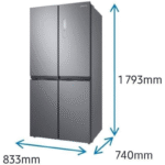 Samsung RF48A400EM9/EF 488L Frigorífico Americano No Frost - Imagen 3