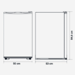 UNIVERSALBLUE ZEYA 6030W 88L Frigorífico Bajo Encimera - Imagen 4