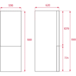 Teka NFL 342 C E-Inox 295L No Frost 1.88m Frigorífico Combi - Imagen 6