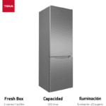 Teka NFL 342 C E-Inox 295L No Frost 1.88m Frigorífico Combi - Imagen 4