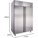 METRO Professional GRE1400 940L Frigorífico Acero Inoxidable - Imagen 4