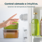 Cecotec Bolero CoolMarket Combi 117 DF E 117L Frigorífico Combi - Imagen 7