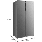 Beko GNO5323XPN 177 cm 532L No Frost Frigorífico Americano Inox - Imagen 2