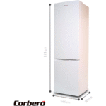 Corberó Frigorífico Combi No Frost 253-292L Inox y Blanco - Imagen 2