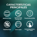 Hisense RB329N4AWE 255L 180 cm NoFrost Frigorífico Combi - Imagen 2