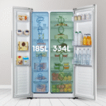 Hisense Frigorífico Americano Side by Side Total No Frost - Imagen 9