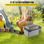 VEVOR Refrigerador Portátil de Auto Compresor 20L-55L Congelador Ajustable para Camping y Viajes - Imagen 6