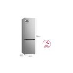 LG GBV3100EPY 374L Frigorífico Combi Door Cooling+ Inox - Imagen 2